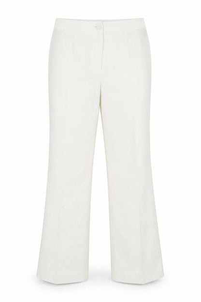 Womens UK Size 16 EWM Regular Fit  White Trousers