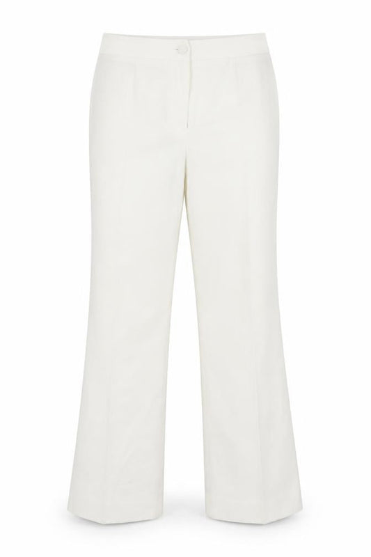 Womens UK Size 16 EWM Regular Fit  White Trousers