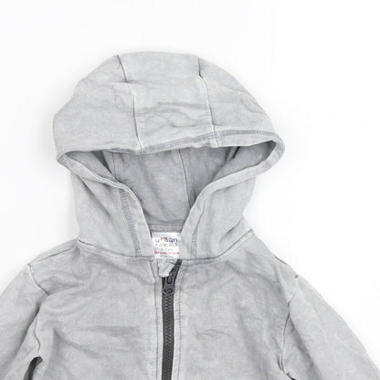 Urban Rascals Boys Grey   Full Zip Hoodie Size 2 Years