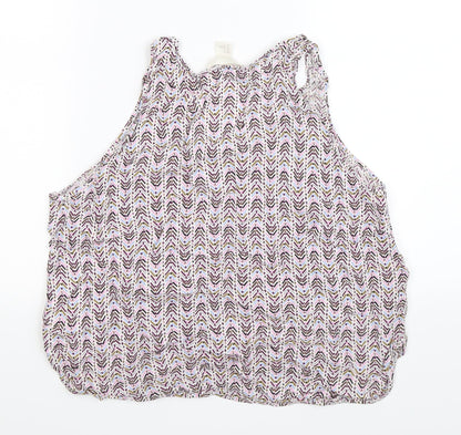 Womens UK Size 16 H&M Multicoloured Basic Tank