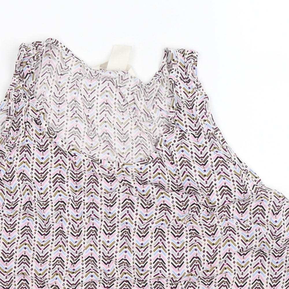 Womens UK Size 16 H&M Multicoloured Basic Tank