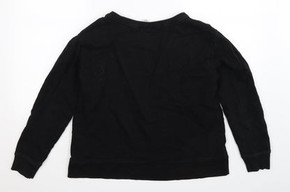 H&M Womens Black   Pullover Sweatshirt Size S