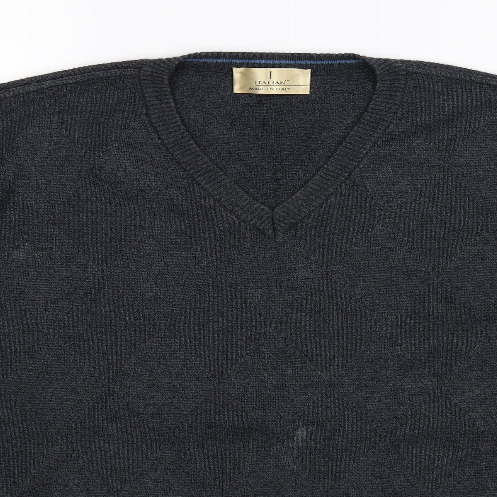 Marks and Spencer Mens Blue  Knit Pullover Jumper Size L