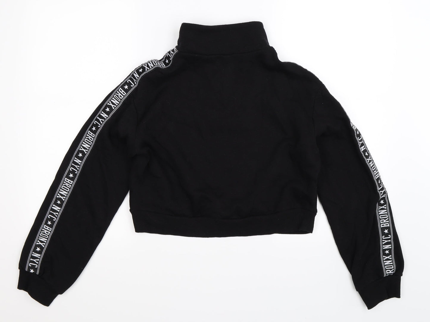 Divided Womens Black   Pullover Sweatshirt Size XS