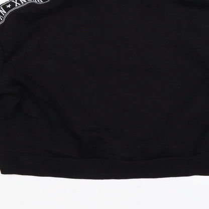 Divided Womens Black   Pullover Sweatshirt Size XS