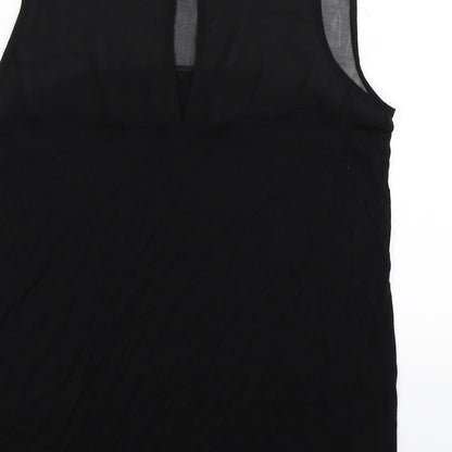Womens UK Size M H&M Black Basic Tank