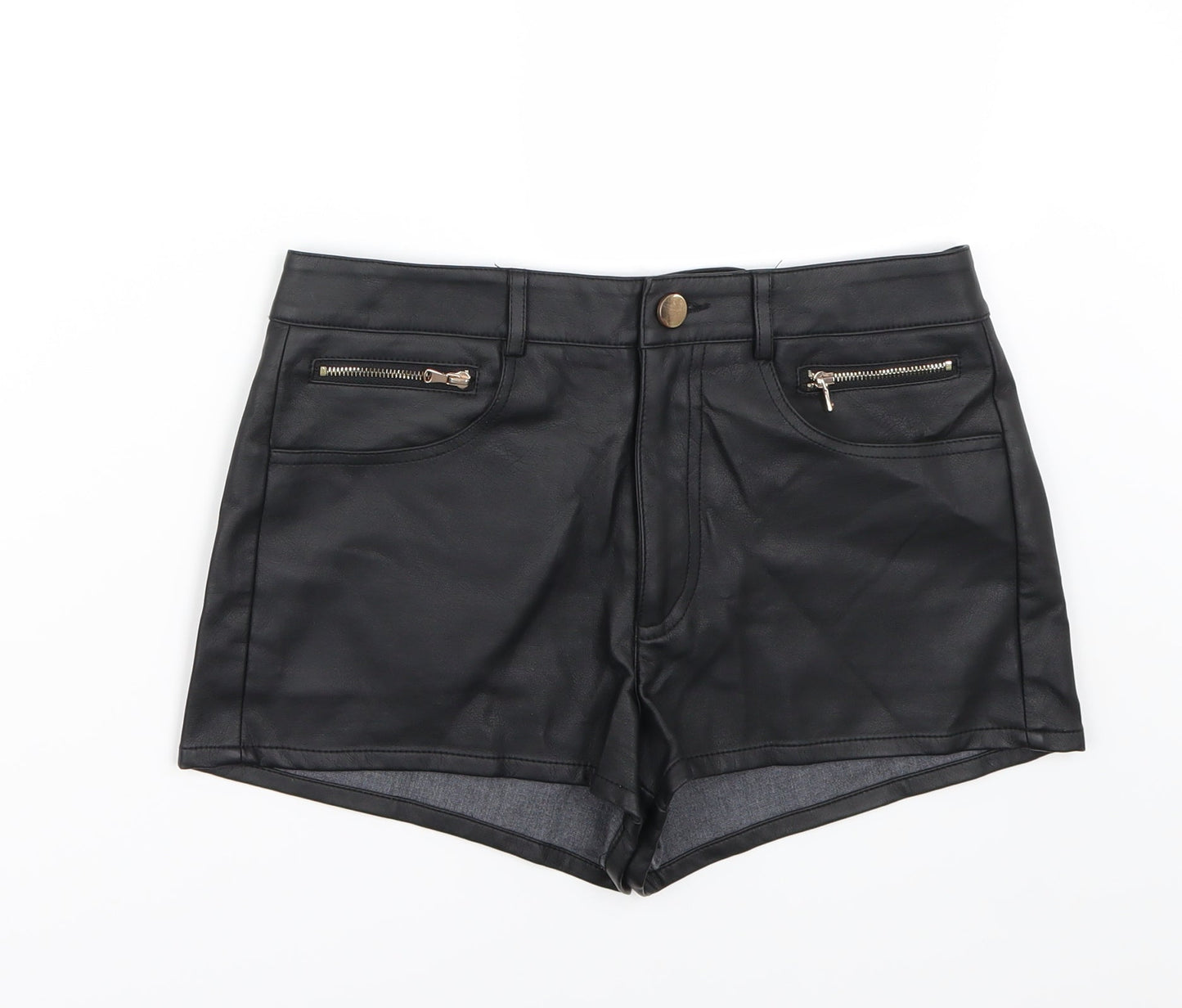 FOREVER 21 Womens Black   Hot Pants Shorts Size S