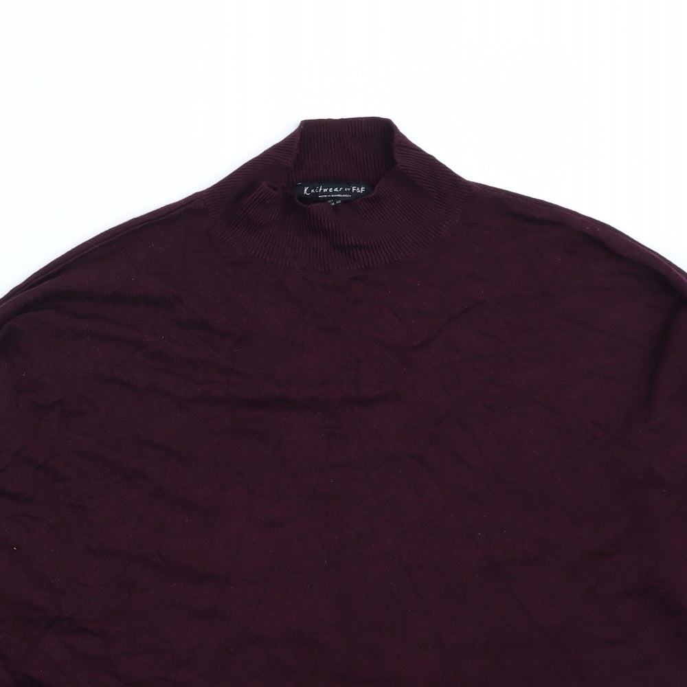 F&F Womens Red   Pullover Jumper Size 12