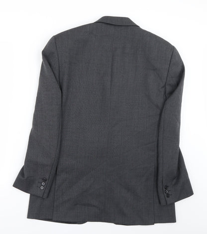 Mens UK Size 40 Preworn Regular Grey Suit Jacket