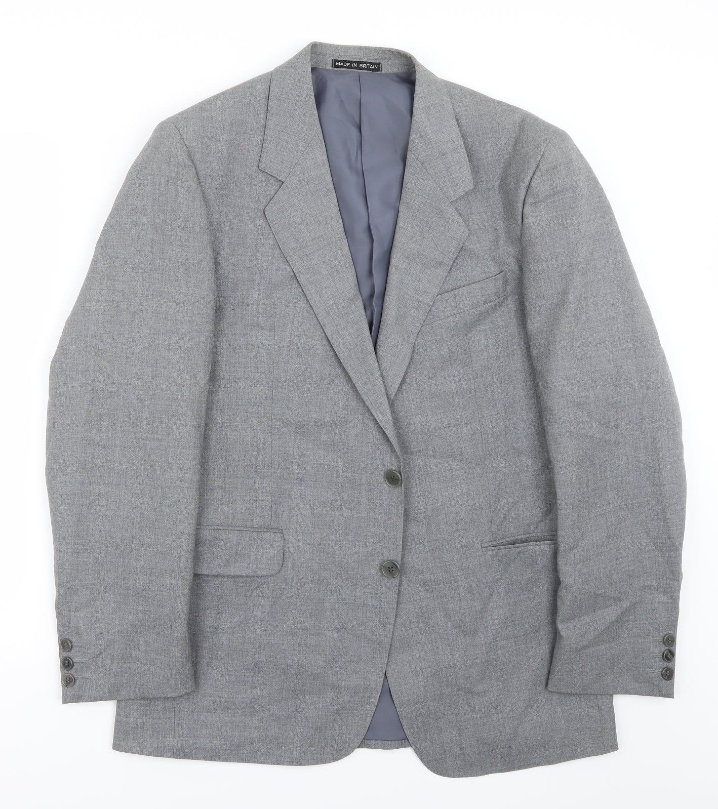 Mens UK Size 40 Dunn & Co Regular Grey Suit Jacket
