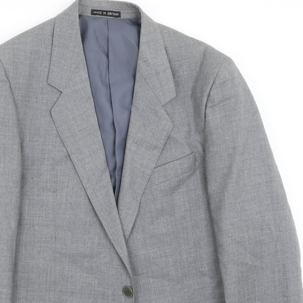 Mens UK Size 40 Dunn & Co Regular Grey Suit Jacket