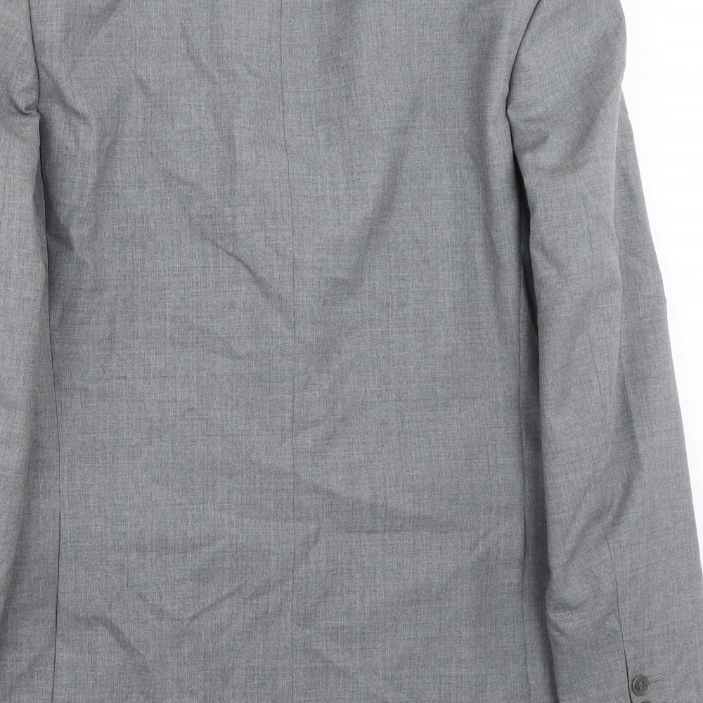 Mens UK Size 40 Dunn & Co Regular Grey Suit Jacket