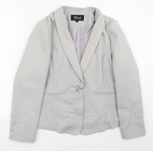 Peacocks Womens Grey   Jacket Suit Jacket Size 16