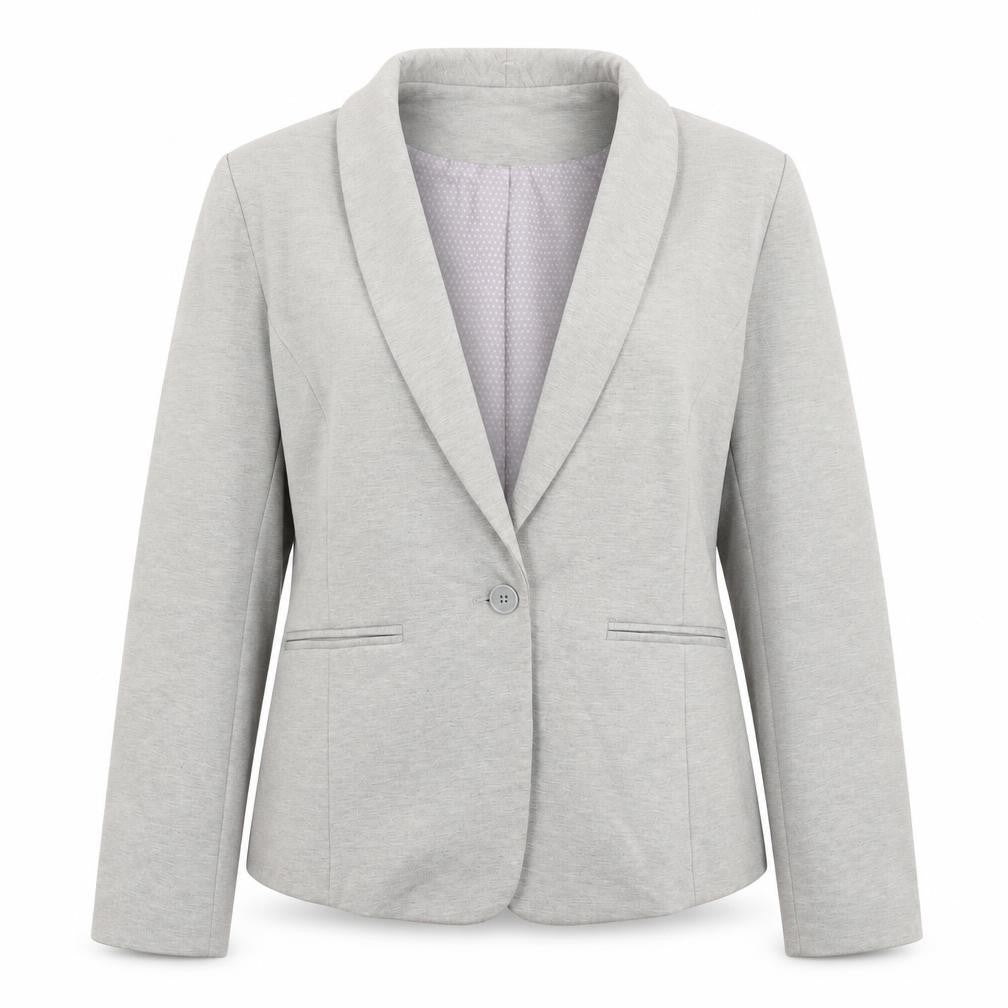 Womens UK Size 16 Peacocks Regular Grey Suit Jacket