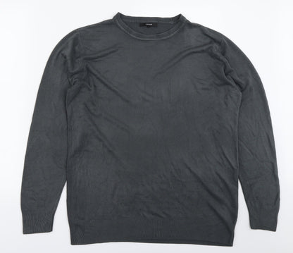 George  Mens Grey   Pullover Jumper Size L
