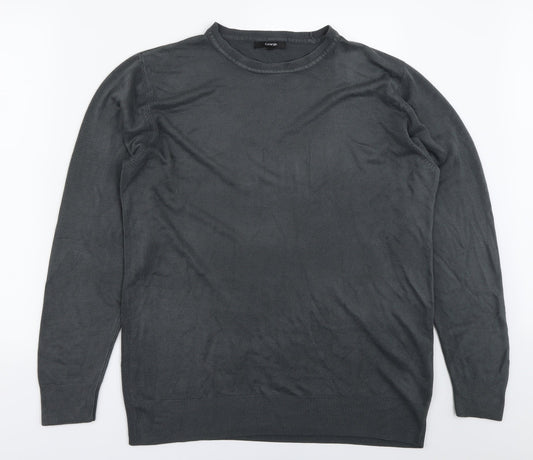 George  Mens Grey   Pullover Jumper Size L