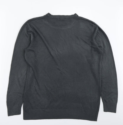 George  Mens Grey   Pullover Jumper Size L