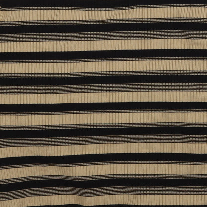 Linea Womens Beige Striped  Cardigan Jumper Size 10