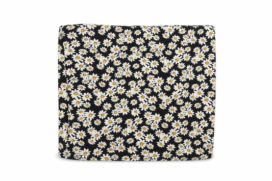 New Look Womens Black Floral  Wrap Skirt Size 12