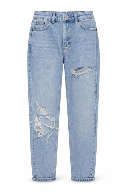Womens UK Size 28 Topshop Regular Fit Straight Blue Jeans