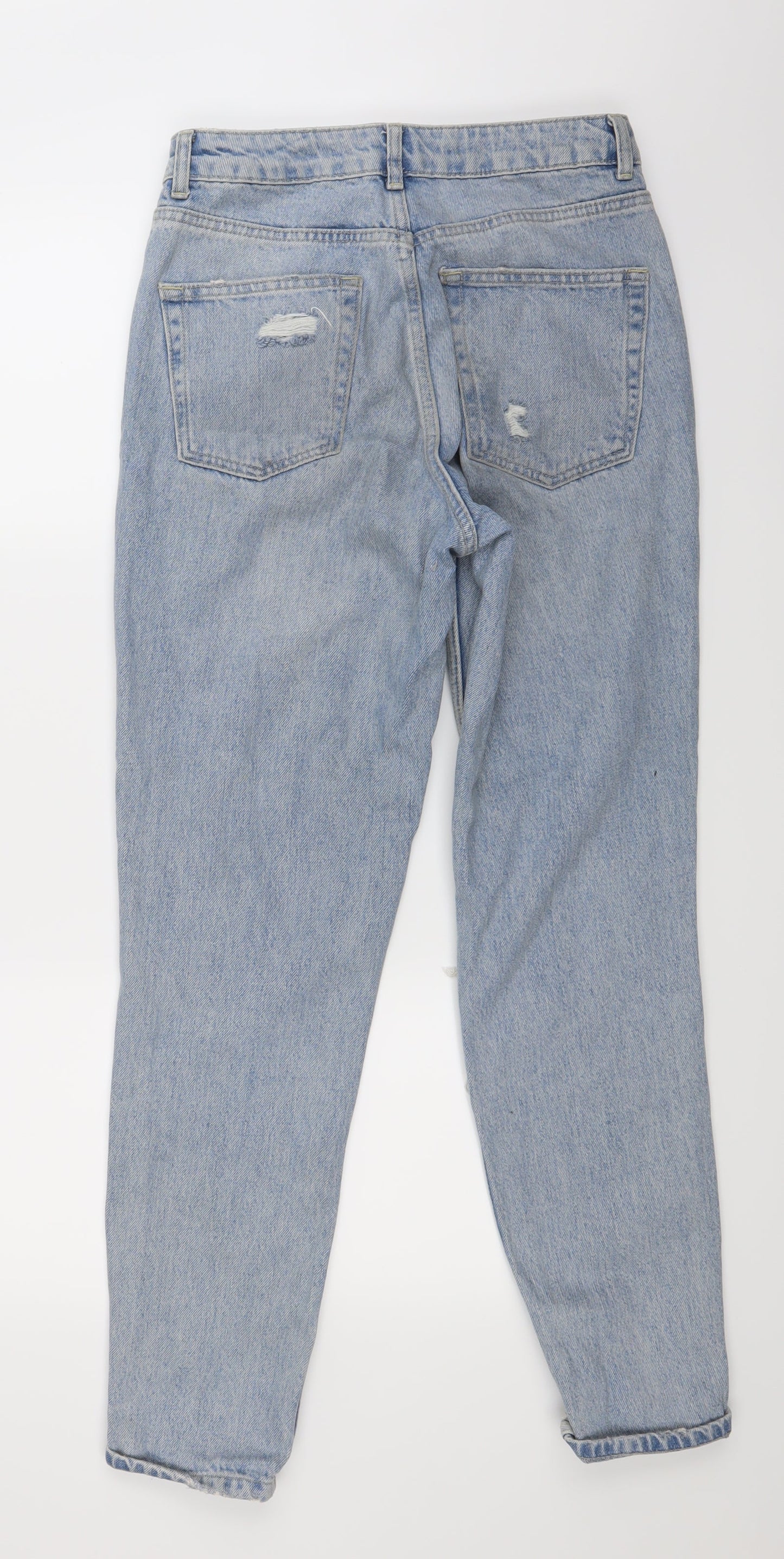 Topshop Womens Blue   Straight Jeans Size 28 L29 in