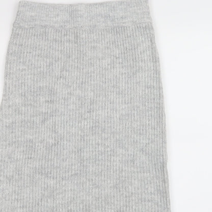 Primark Womens Grey   Skater Skirt Size 4