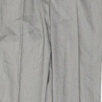 Papaya Womens Grey   Trousers  Size 14 L29 in