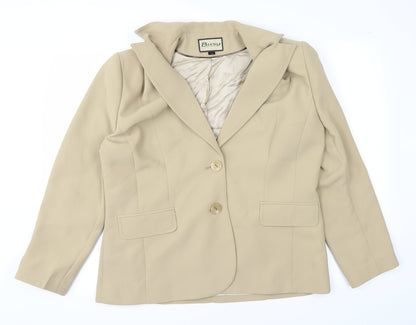Womens UK Size 16 busy Yellow Jacket