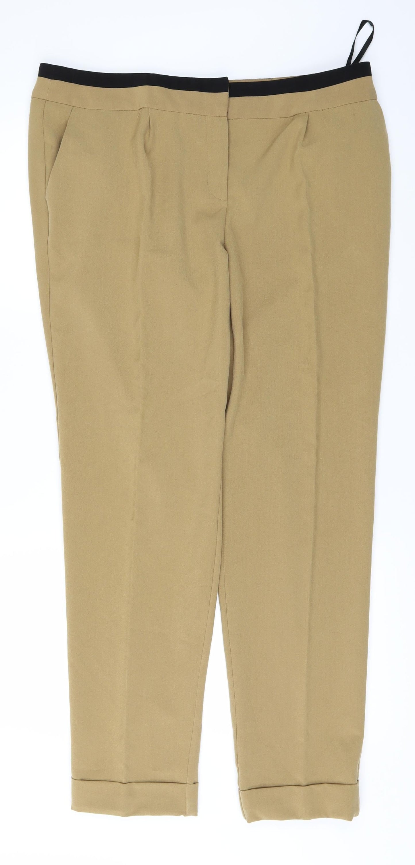 newlook Womens Brown   Trousers  Size 14 L29 in