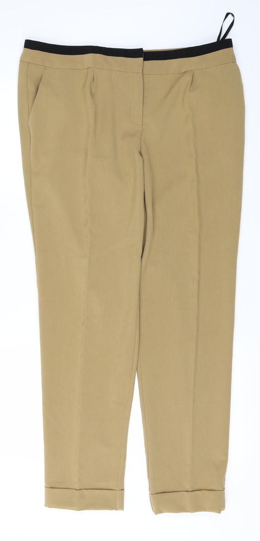 newlook Womens Brown   Trousers  Size 14 L29 in