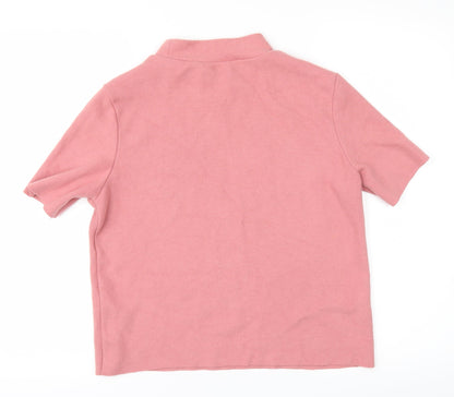 Zara Womens Pink   Basic Polo Size M