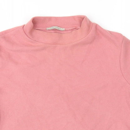 Zara Womens Pink   Basic Polo Size M