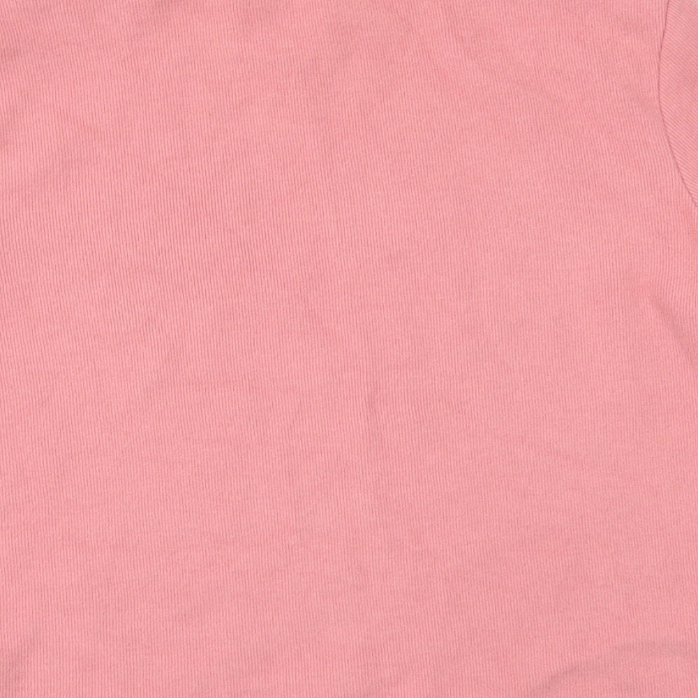 Zara Womens Pink   Basic Polo Size M