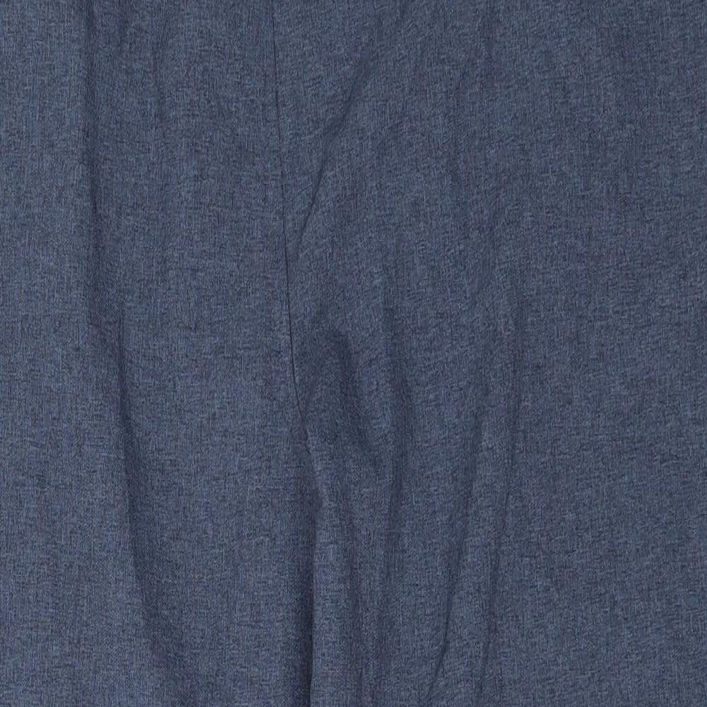 Womens UK Size 16 Preworn Regular Fit  Blue Trousers