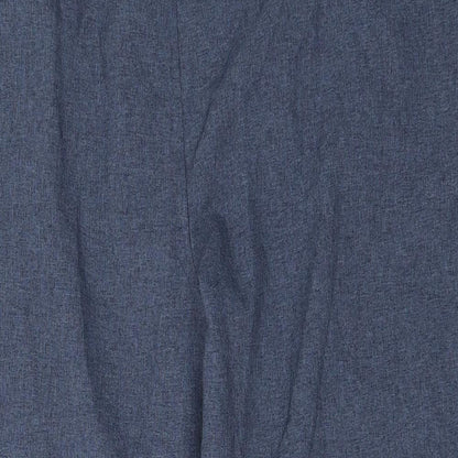 Womens UK Size 16 Preworn Regular Fit  Blue Trousers