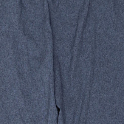 Womens UK Size 16 Preworn Regular Fit  Blue Trousers
