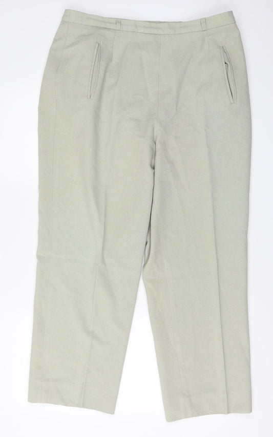 Berkertex Womens Green   Trousers  Size 16 L27 in