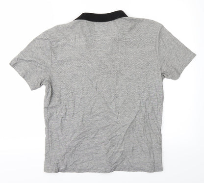 TU Boys Grey   Basic Polo Size S
