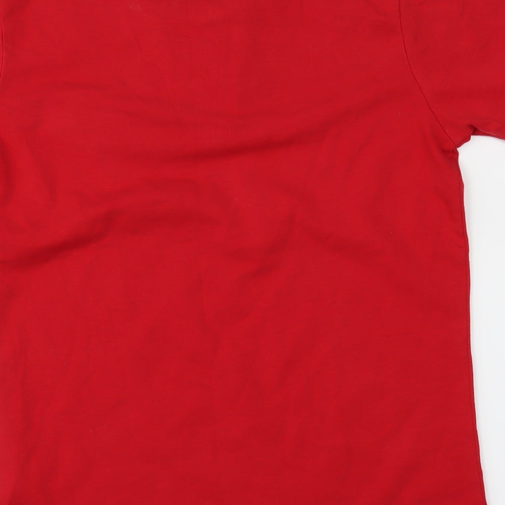 Andrid Boys Red   Basic T-Shirt Size M