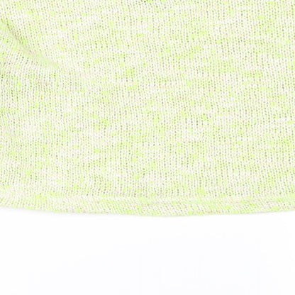 New Look Girls White  Knit Cropped T-Shirt Size 10-11 Years