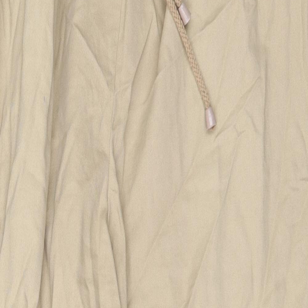 Womens UK Size 22 Amber Regular Fit  Beige Trousers