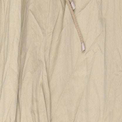 Womens UK Size 22 Amber Regular Fit  Beige Trousers