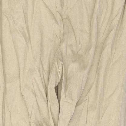Womens UK Size 22 Amber Regular Fit  Beige Trousers