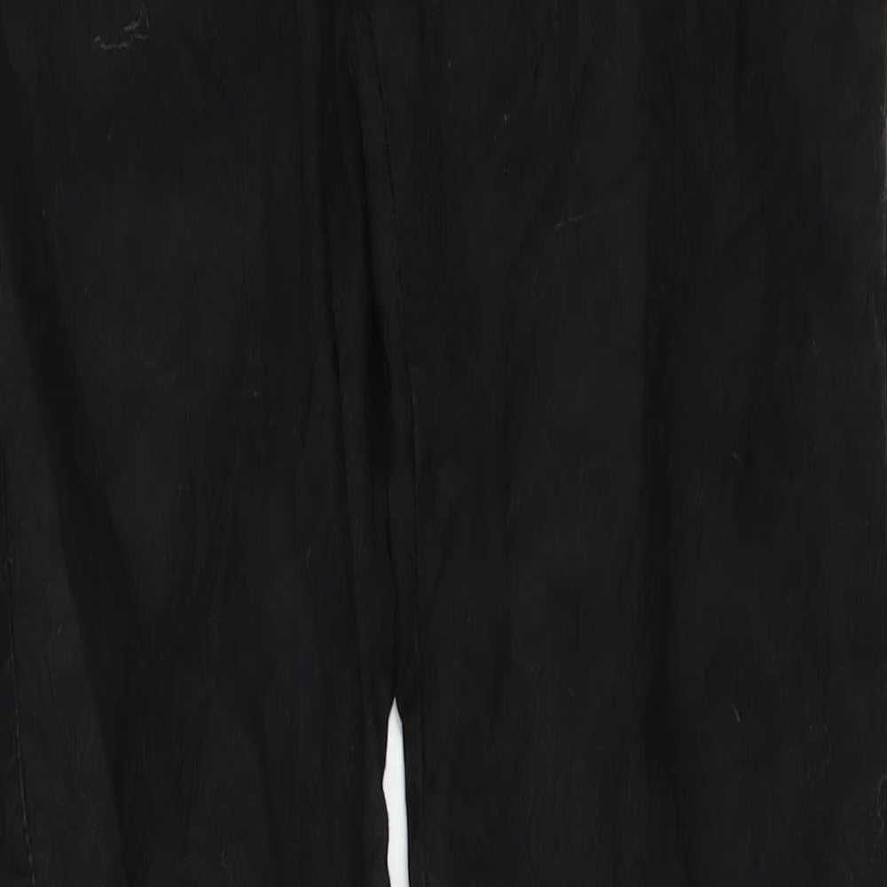 SMF Womens Black Floral Denim Skinny Jeans Size 6 L31 in