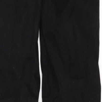 SMF Womens Black Floral Denim Skinny Jeans Size 6 L31 in