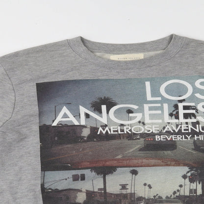 River Island Mens Grey   Pullover Jumper Size L