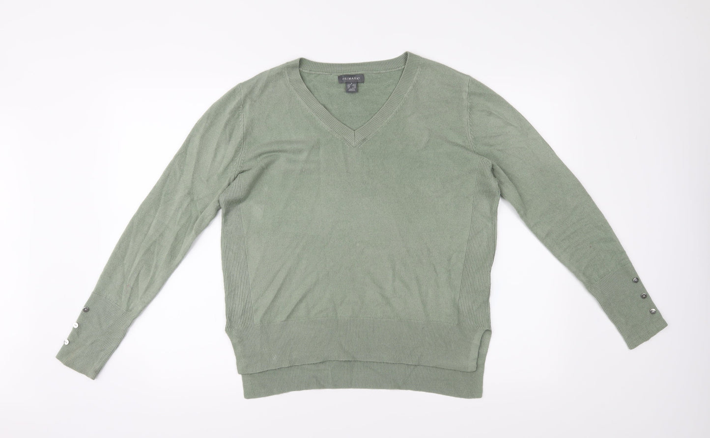 Primark Womens Green   Pullover Jumper Size 10