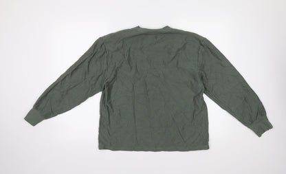 Topman Mens Green   Pullover Jumper Size S