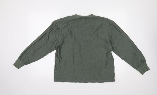 Topman Mens Green   Pullover Jumper Size S