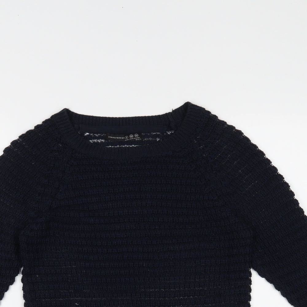 Atmosphere Womens Blue   Pullover Jumper Size 8
